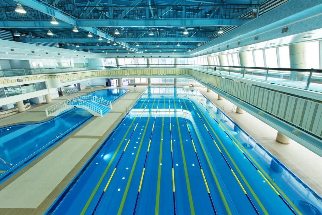 Haeundae Grand Hotel Μπουσάν Εξωτερικό φωτογραφία The 25m swimming pool